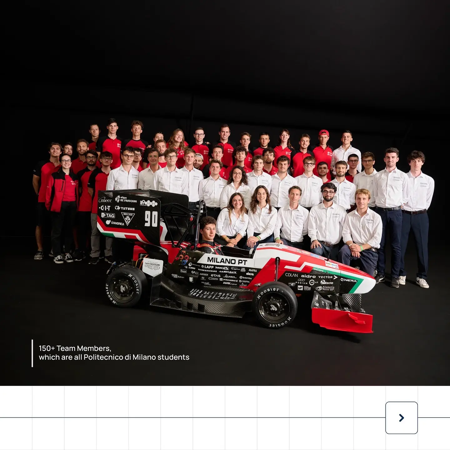 Formula Student team working on their car