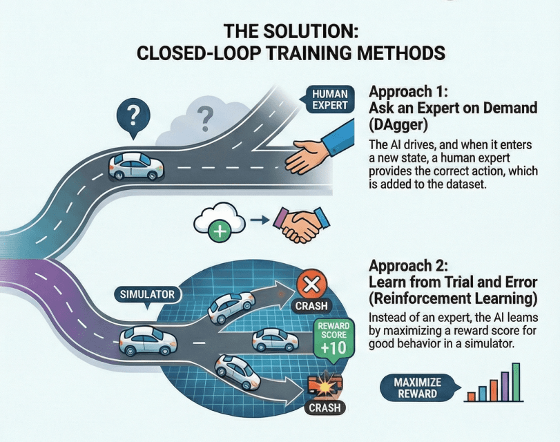 Solution DAgger vs RL
